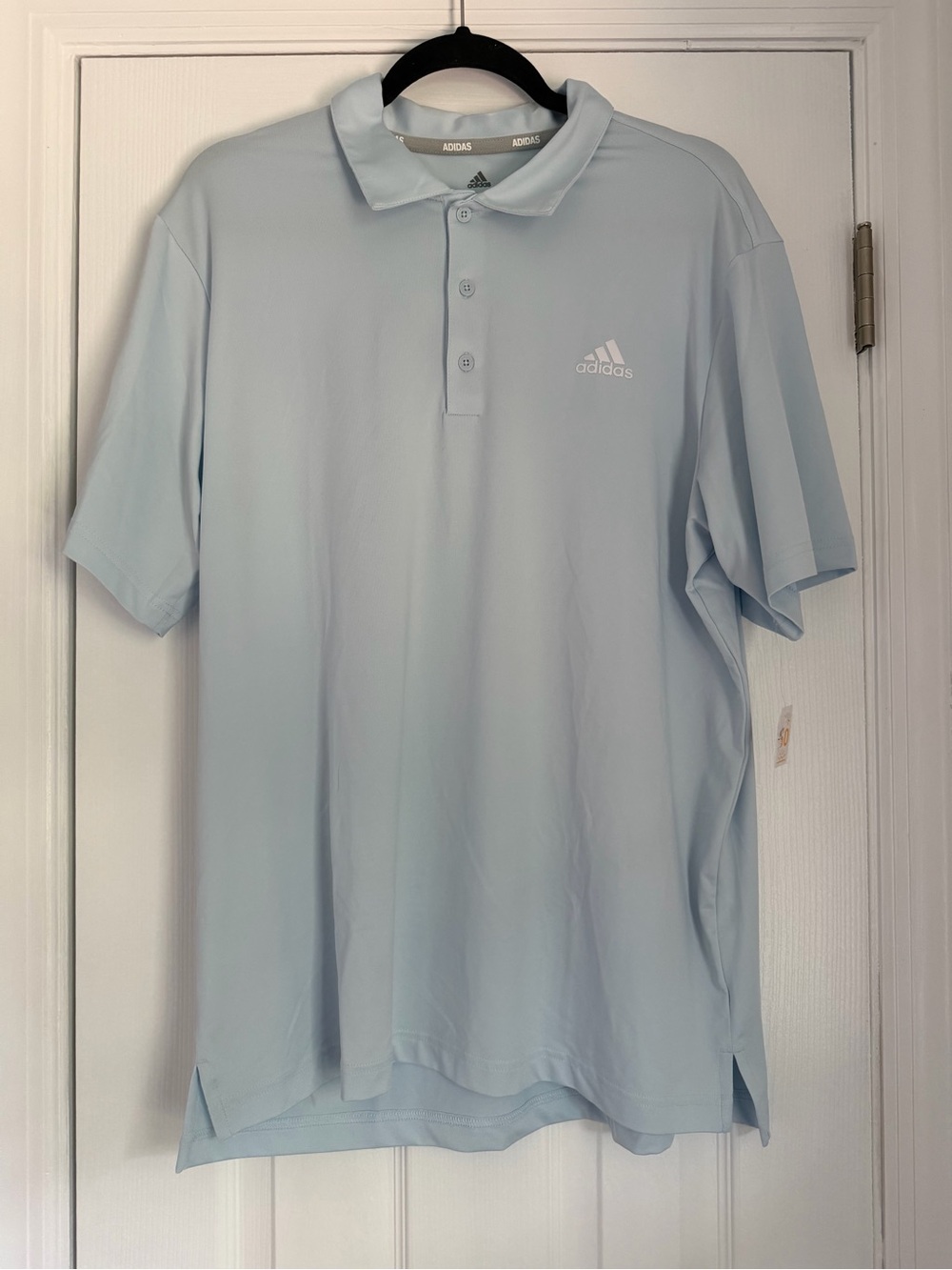 adidas Men’s Pale Blue Performance Polo